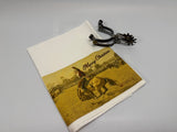 Dish Towel Vintage Santa Bronc Rider