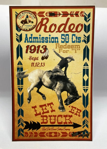 Pendleton 1913 Rodeo Poster