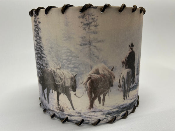 Winter Hunt Lampshade
