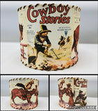 Cowboy Stories Bronc Buster Lampshade