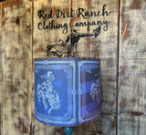 Bandana Bronc American Flag Lampshade