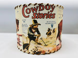 Cowboy Stories Bronc Buster Lampshade