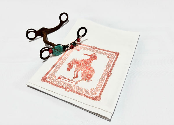 Bandana Bronc Dish Towel Chili Pepper