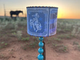 Bandana Bronc American Flag Lampshade