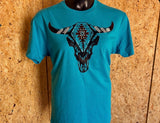 RDR Aztec Bull Skull Turquoise