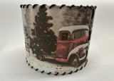Old Red Truck Lampshade