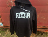 RDR Teamroper Hoodie Black and White
