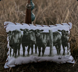 Angus Cattle Herd Pillow