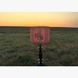 Bandana Bronc Orange and Black Lampshade