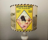 Sheridan Wyo Rodeo Lampshade Yellow