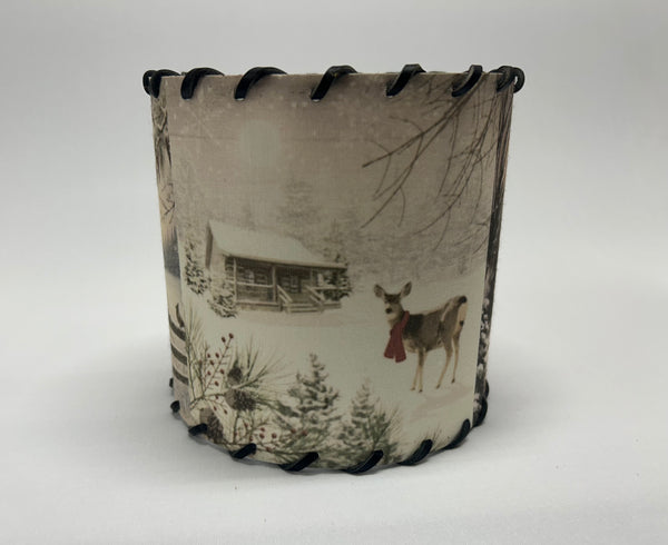 Winter Visitors Lampshade