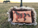 Wild Horse Orange Sherbet Pillow