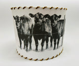 Angus Cattle Herd Lampshade