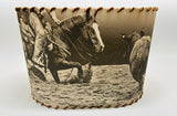 RDR Cutting Horse 2 Lampshade Oval pictured (Copy)