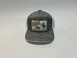 Calf Roper Agressive Heather Grey/White SnapBack