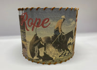 Let’s Rope Calf Roper Lampshade Small 8 inch