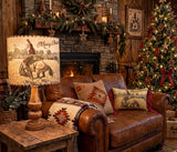 Lampshade Vintage Santa Bronc Rider