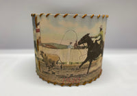 Let’s Rope Calf Roper Lampshade Small 8 inch