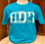 Unisex Fit RDR Logo Team-Roper Aqua