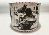 Old West Cowgirls Red Lace Lampshade