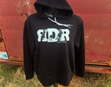 RDR Teamroper Hoodie Black and White
