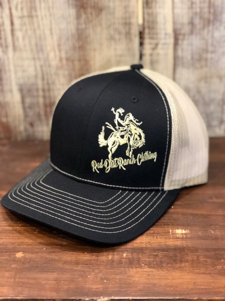 Bronc SnapBack Black/Vegas Gold