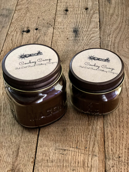 Cowboy Camp 8 oz Candle