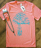 RDR Scout Orange Sherbet Triblend V-Neck