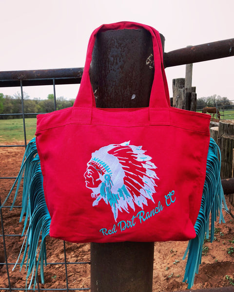 RDR Chief Embroidered Large Zip Tote