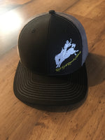 Saddlebronc Black/Charcoal Snapback