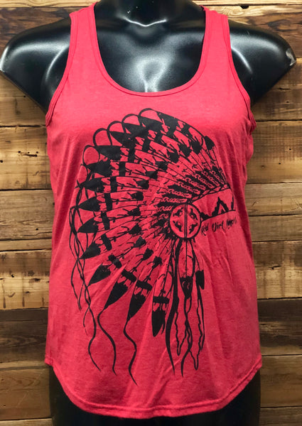RDR Solid Headdress Racer Tank