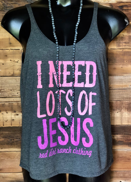 RDR Lots of Jesus Slouchy Tank