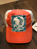 RDR Hat Orange Vintage Snapback Chief