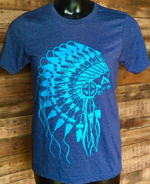 RDR Headdress Heather Navy